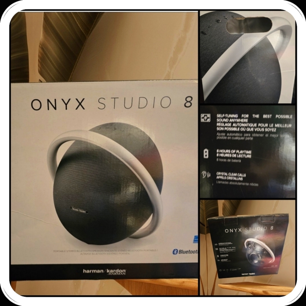 Harmon Kardon Onyx Studio 8-Portable Bluetooth Speaker NEW